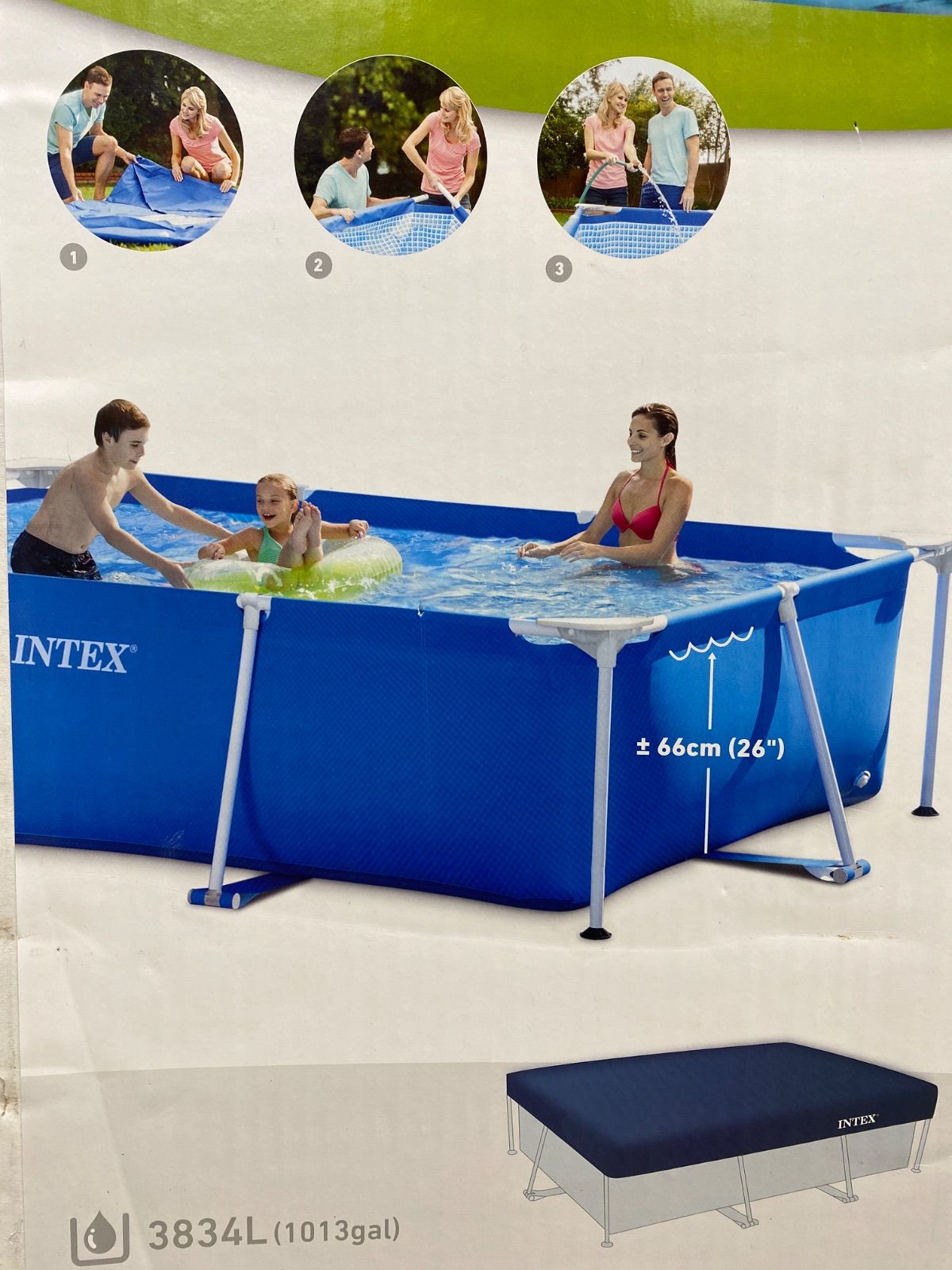 AF AY25092618 インテックス 3ｘ2ｍ フレームプール OLIVEOS_COM_TR