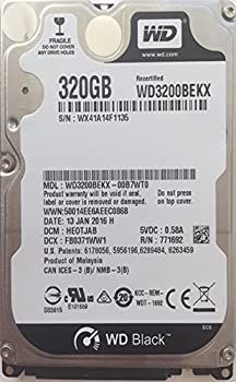 Western Digital 6台セット 320GB SATA 2.5インチ ハードディスク HDD WD3200BEKX 送料無料 : Western Digital 320GB WD Black Performance Mobile Hard