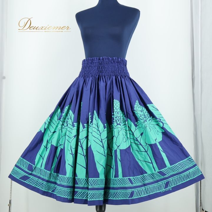 12/7まで】TUTUVI ブルー系 パウスカート フラダンス フラダンス 衣装