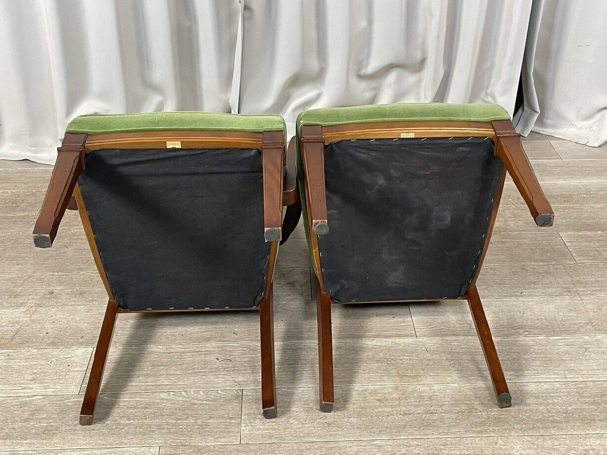 GT12 マルニ 地中海 ダイニング チェア 2脚セット モケット maruni