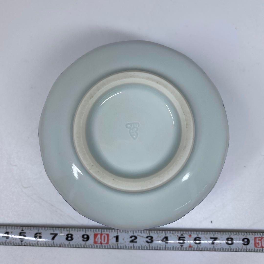 四代諏訪蘇山 染付雷文