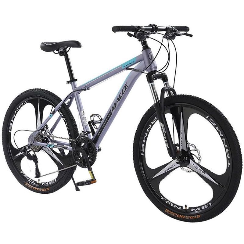 AORTD マウンテンバイク 26インチ 21段変速 MTB自転車 ディスクブレーキ クロスバイク 泥よけ 空気入れ ワイヤ錠の 超高炭素鋼フレーム 荒野越え 通勤 通学