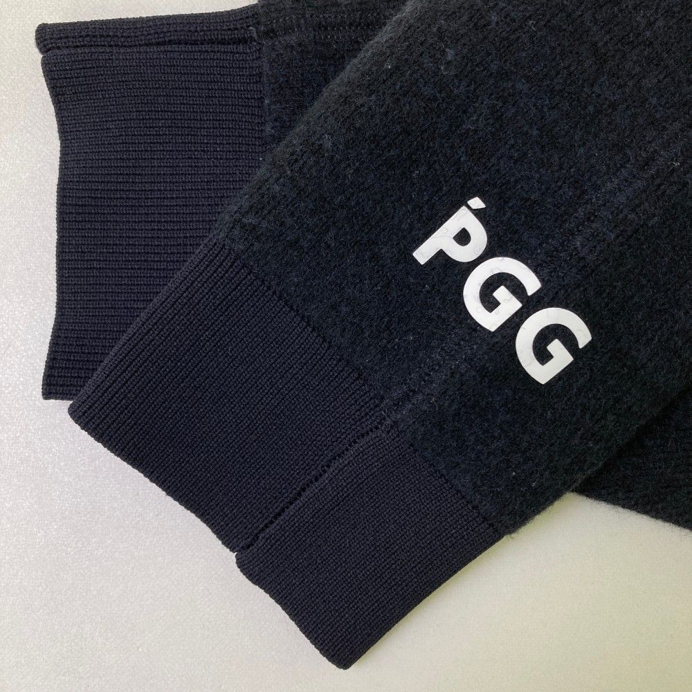サイズ：1 PGG PEARLY GATES パーリーゲイツ 2024年モデル ニットパーカー  ネイビー系 [240101421499] ゴルフウェア レディース ストスト パーリーゲイツ PGG パーカー（サイズ：1 PGG PEARLY GATES