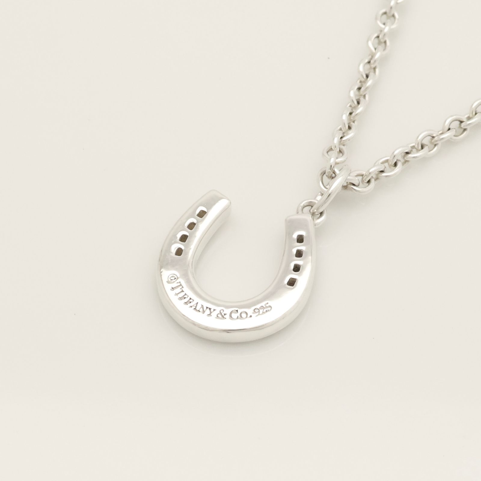 ティファニー TIFFANY&Co. ホース シュー ネックレス AG925 美品】ティファニー TIFFANY&Co. ホースシュー 馬蹄 ロゴ