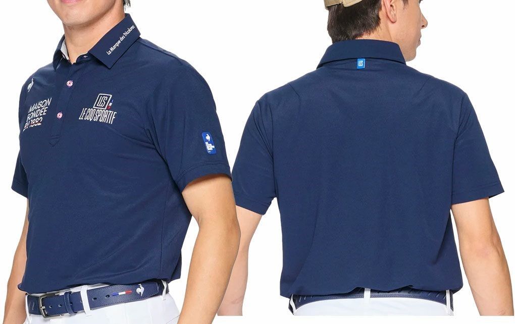 新品未使用品】ルコックスポルティフ 定番無地半袖シャツ