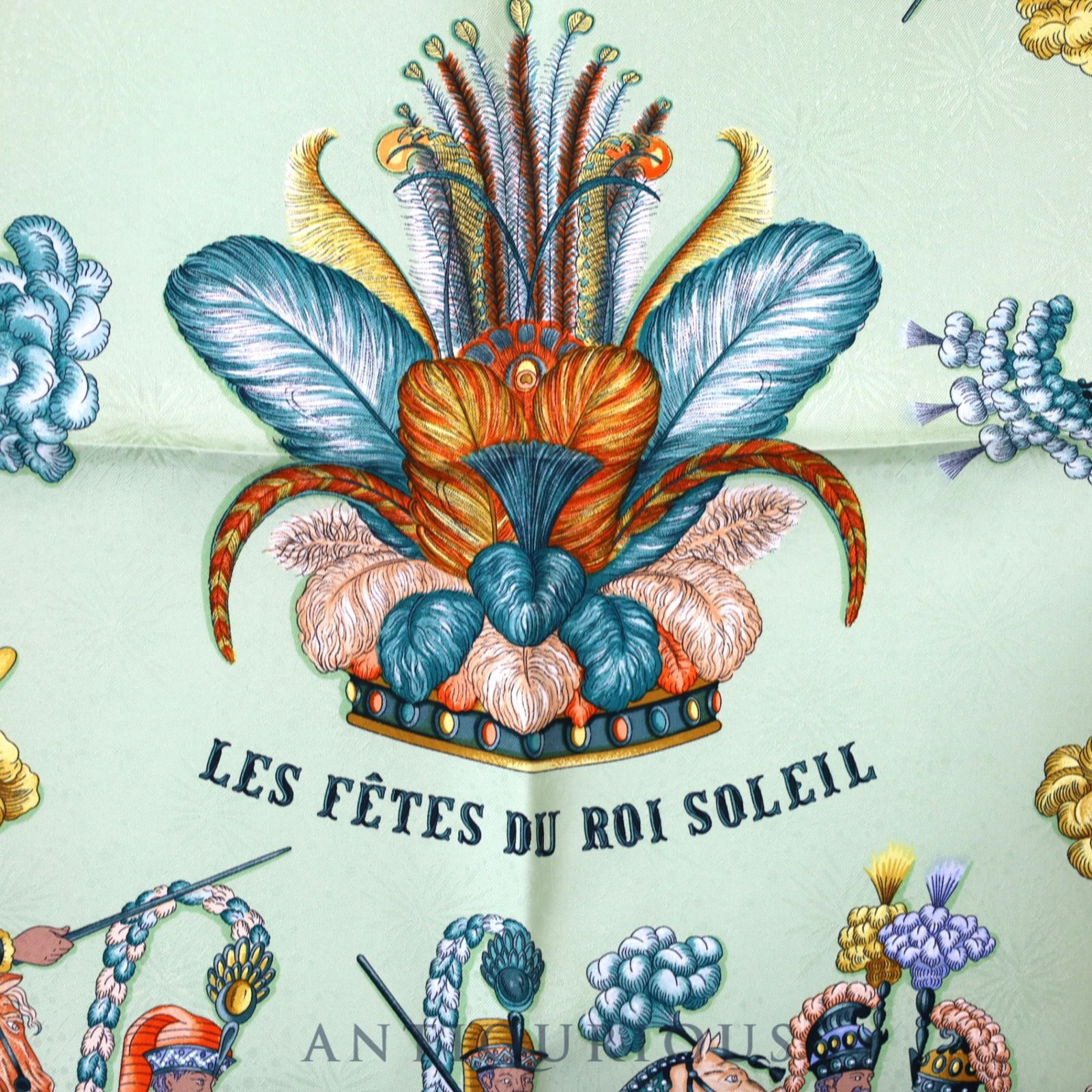エルメス　HERMES　スカーフ　カレ90　太陽王の祝典 エルメス カレ90 LES FETES DU ROI SOLEIL 太陽王の祝典