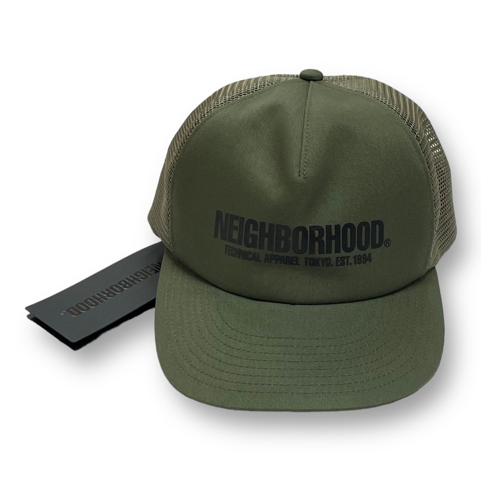 新品 NEIGHBORHOOD 23SS LOGO PRINT MESH CAP 231YGNH-HT02S ロゴ