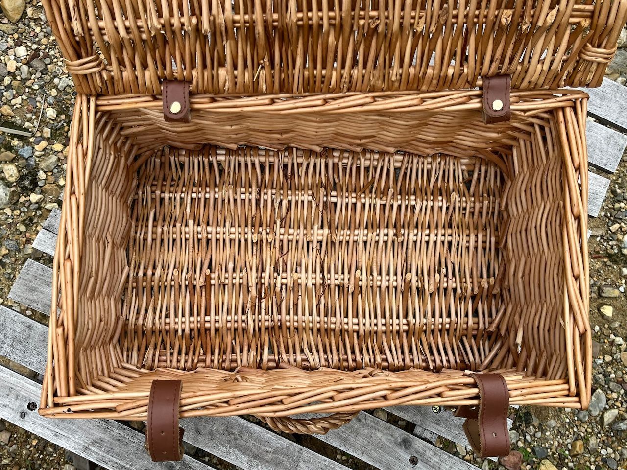 F-M フォートナム＆メイソン ヴィンテージバスケット ハンパー SMP1DAWEKUDUS_SCH_ID