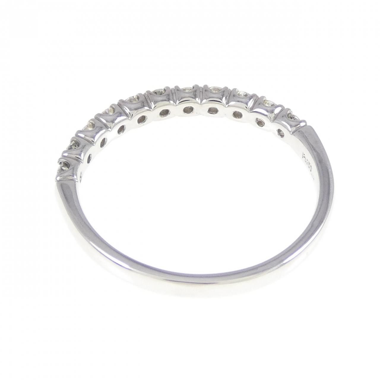 未使用品 pt950 ダイヤモンド0.30ct ハーフエタニティリング MIKIMOTO ミキモト ダイヤ リング ハーフエタニティ 現行モデル