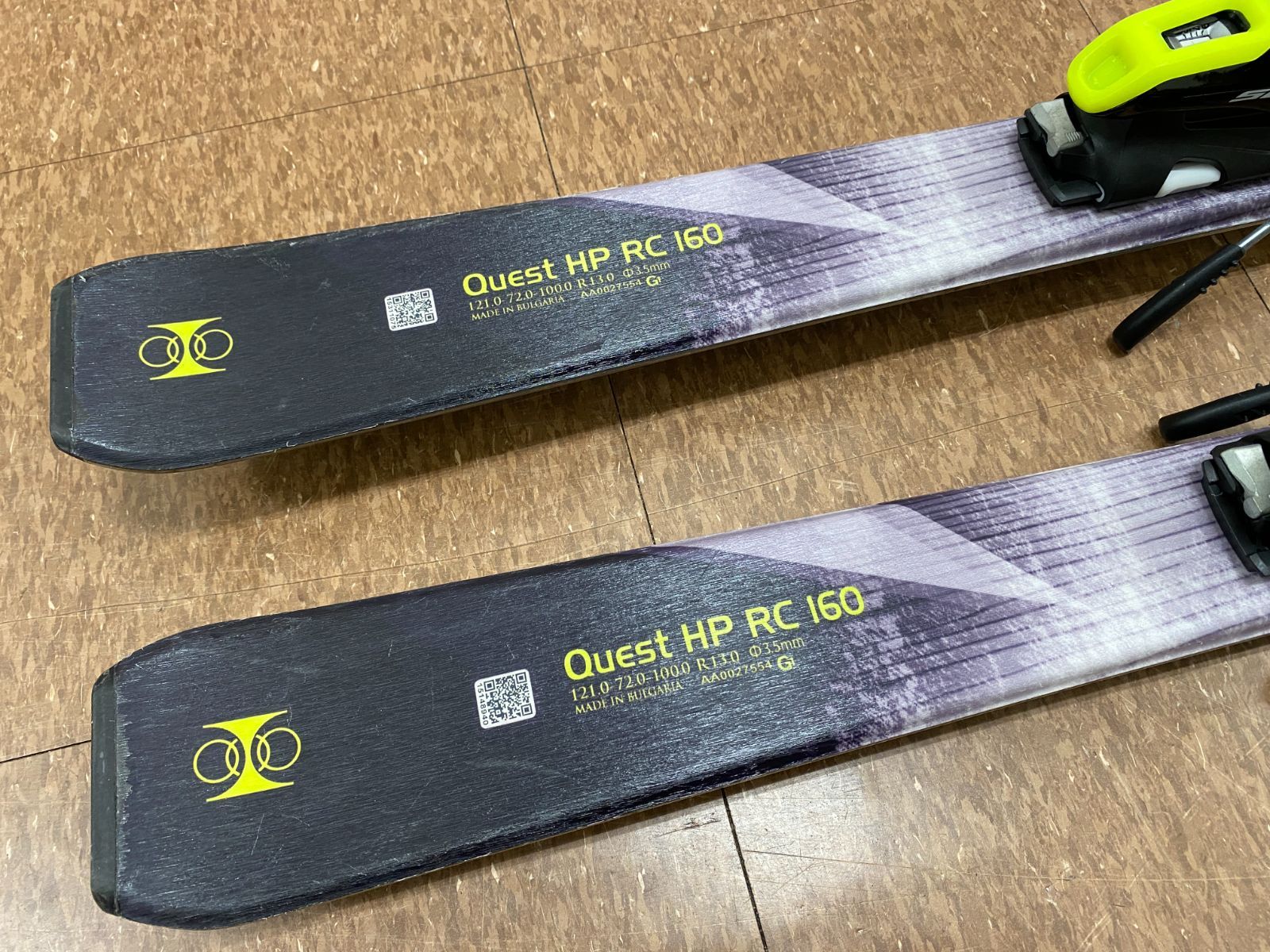□Hart ハート QUEST HP RC 160 カービングスキー 160cm ビンディング 