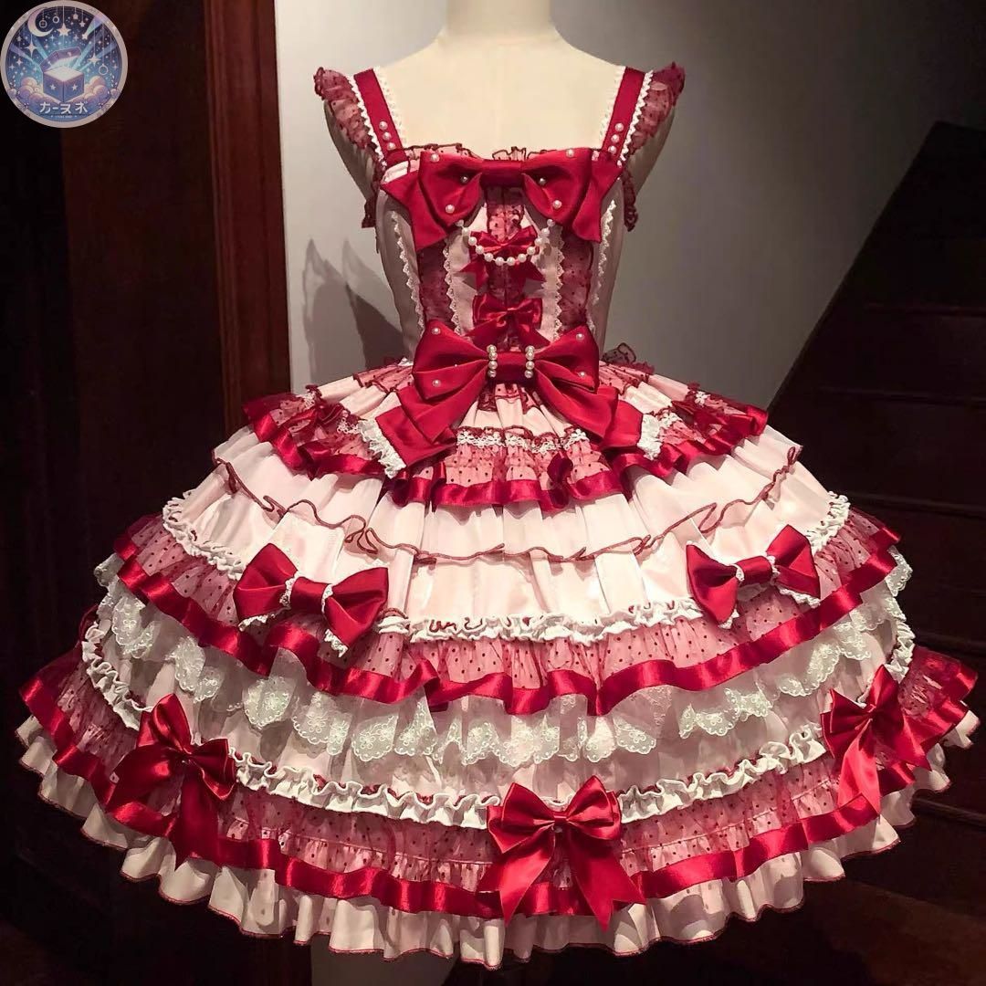 ♥ Ribbon Berry 櫻姫 ロリィタドレスフルセット