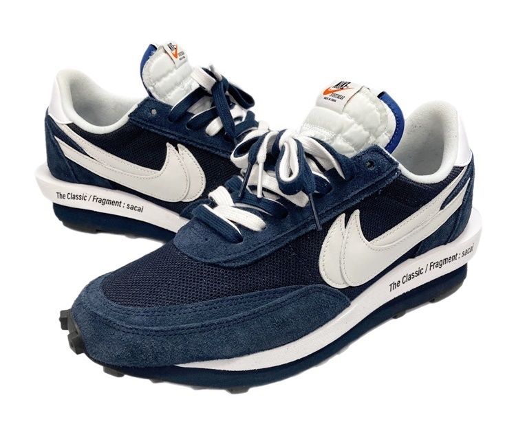 ナイキ NIKE Fragment  sacai LD Waffle フラグメント  サカイ  LD ワッフル ブラックエンデッド ブルー DH2684-400 メンズ靴 スニーカー ネイビー 28cm 101-shoes1464