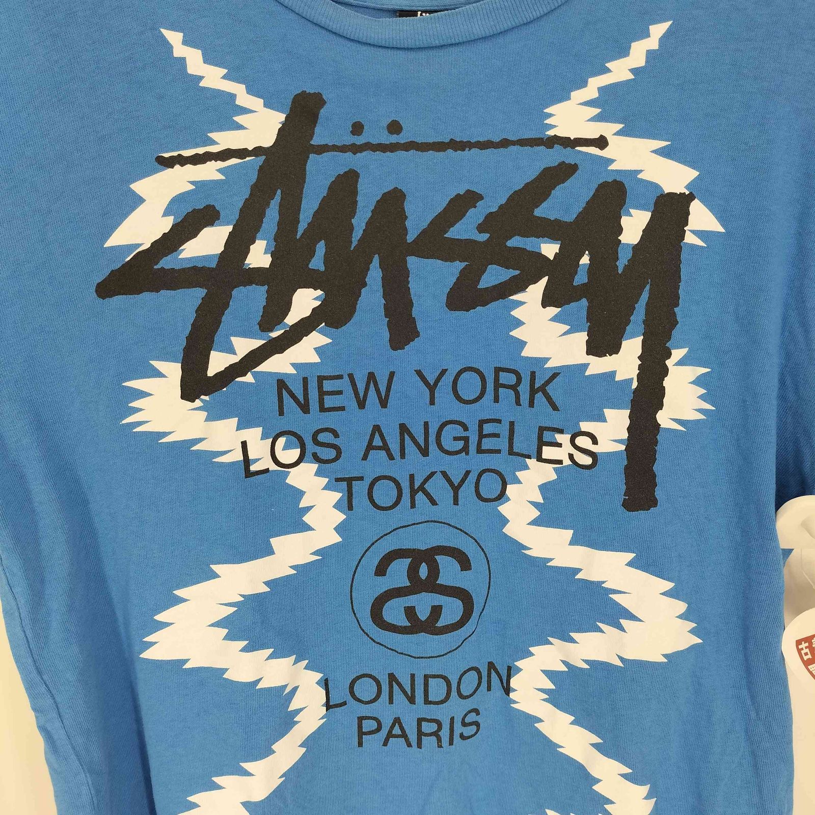 ステューシー Stussy 00S リンクロゴ グラフィック 両面プリント