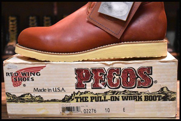 10E 箱付 DEAD PT91プリント 93年】レッドウィング 2276 ペコス 赤茶 オロラセット スチールトゥ ブーツ redwing  pecos 8866 HOPESMORE【DY028】 - メルカリ