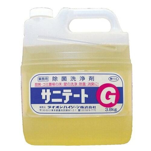 3営業日で発送 LION ライオン サニテートＧ 床 壁等の除菌消臭洗浄剤 ３．８㎏ JSV6401