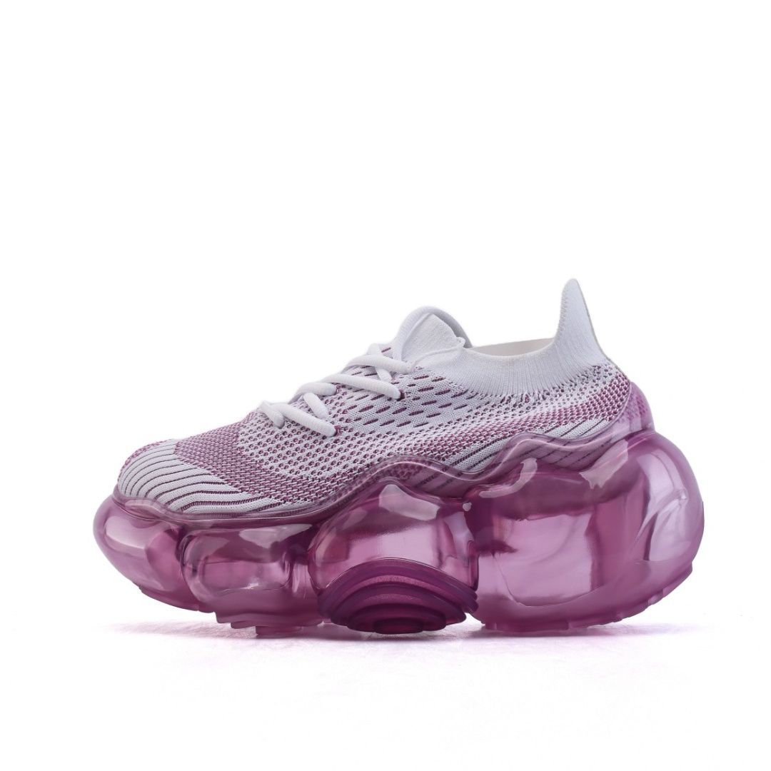 grounds グラウンズ スニーカー レディース PINK WITHE シンプル