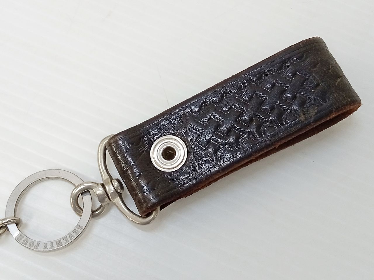 NEIGHBORHOOD ネイバーフッド ウォレットチェーン 缶バッジ付 中古 [M