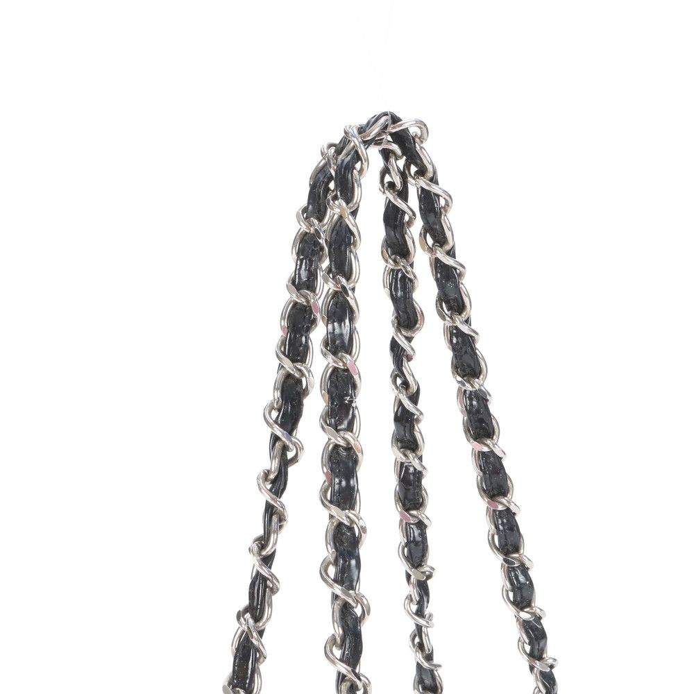 シャネル シリアルシール付 チョコバー パテント レザー 2WAY