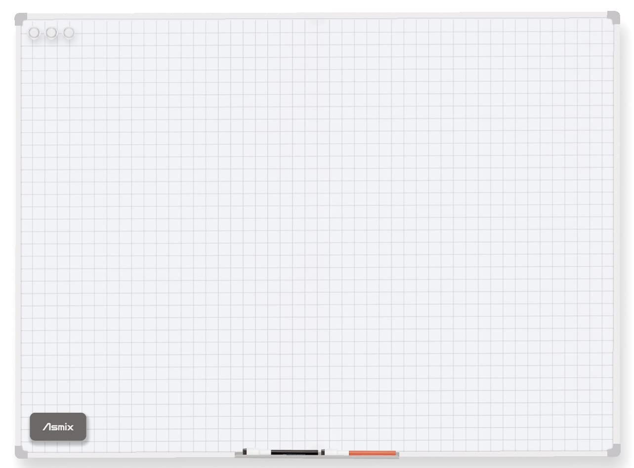 アスミックス Asmix アスカ ホワイトボード セクションボード VWB072 3Lサイズ 1200×900mm 方眼線あり タテヨコ