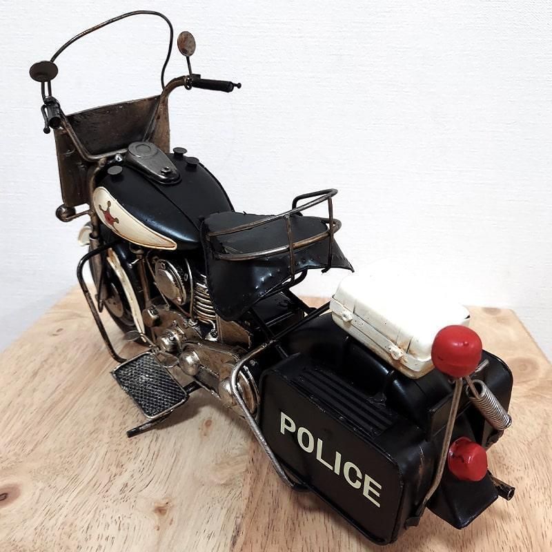 ブリキのバイクフィギュア ヴィンテージ風 A アメリカン 雑貨