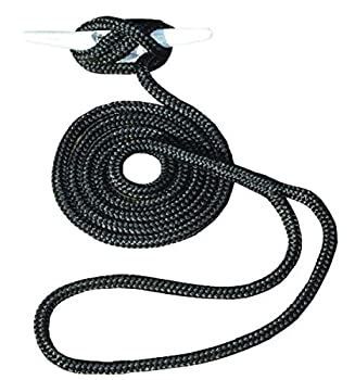 Invincible Marine 4.6m Double Braid Nylon Dock Line 1.3cm by 4.6m Black