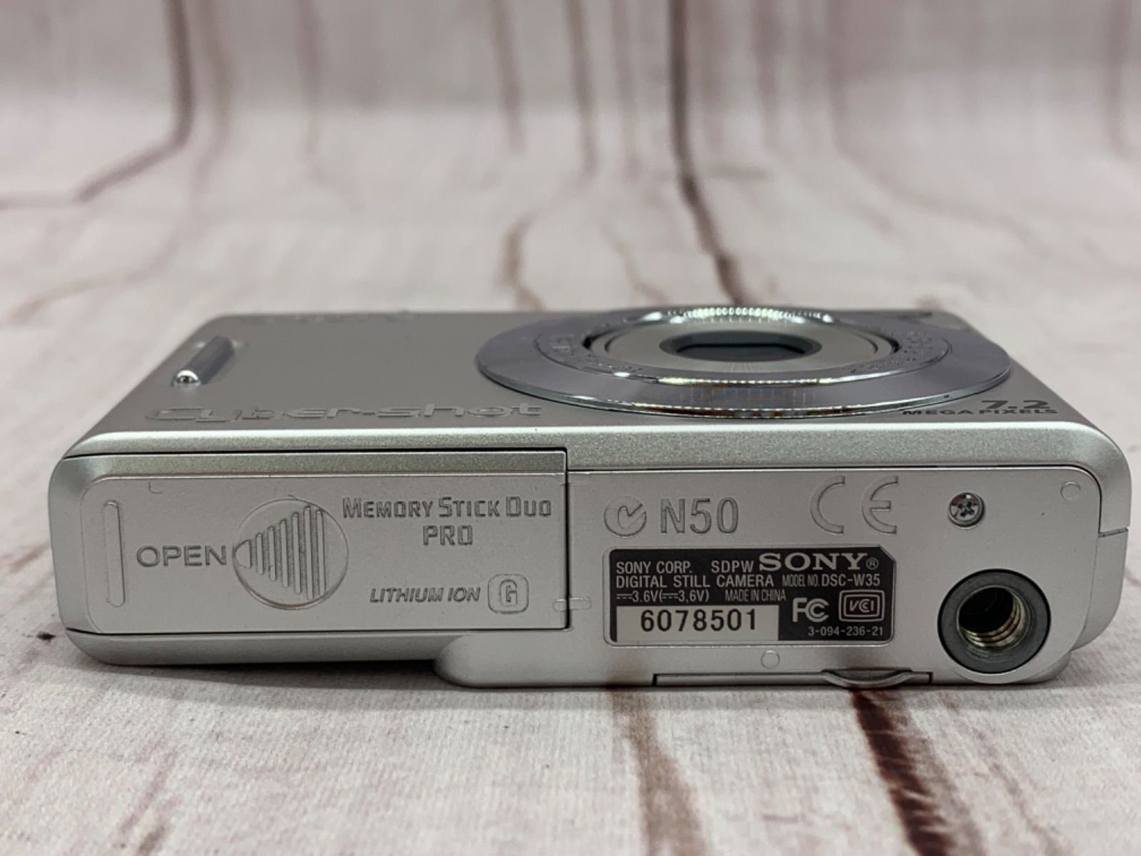 SONY デジカメ DSC-W35 / 通電・簡易動作確認済 / ソニー SONY デジカメ DSC-W35 / 通電・簡易動作確認済 / ソニー - メルカリ
