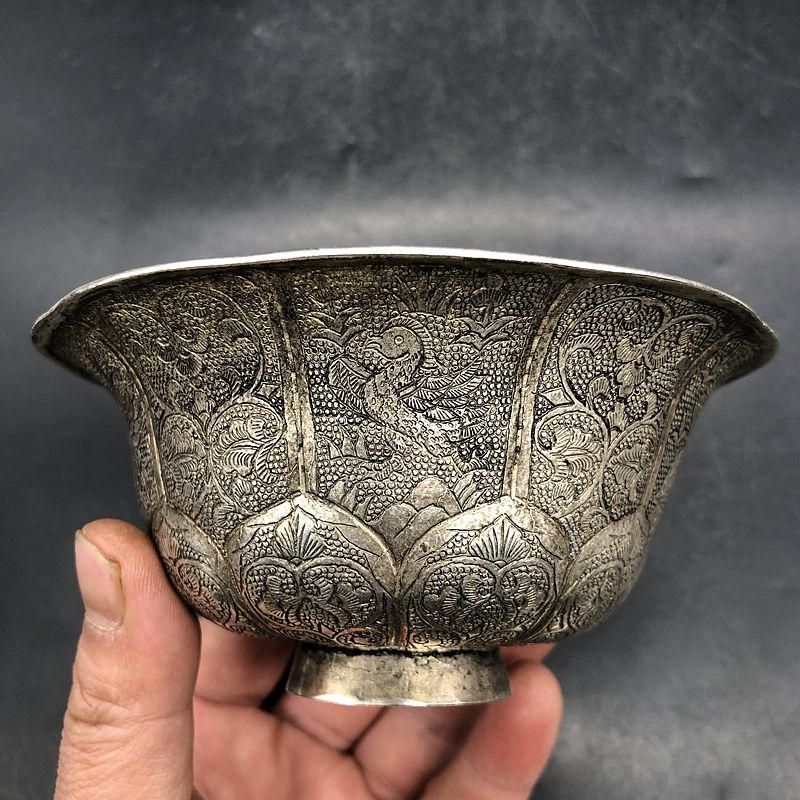 銅細工 銀碗 工芸品 装飾品 美術品 置物 銅細工 銀碗 工芸品 装飾品 美術品 置物 - メルカリ