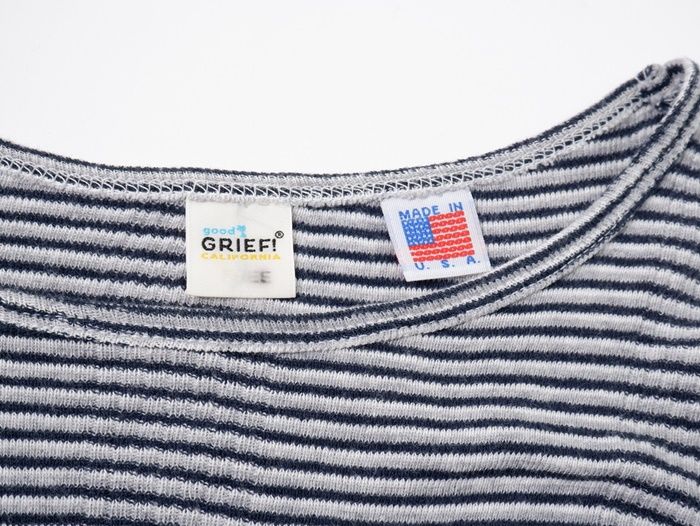 GOOD GRIEF!グッドグリーフ 2021AW L'Appartementアパルトモン別注 Border L/S Tee(ボーダー長袖Tシャツ カットソー)【フリー】【LTSA71176】 GOOD GRIEF!/グッド グリーフ】 Border Long Sleeve Tee（Tシャツ