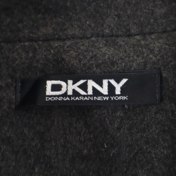 ダナキャランニューヨーク ウールブレンド コート 4 グレー系 DKNY ...