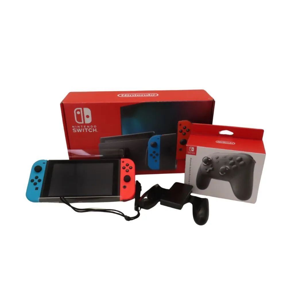Nintendo Switch 本体 ネオン 付属品完備 純正プロコン 任天堂 Nintendo Switch Joy-Con （L）ネオンブルー/（R）ネオン