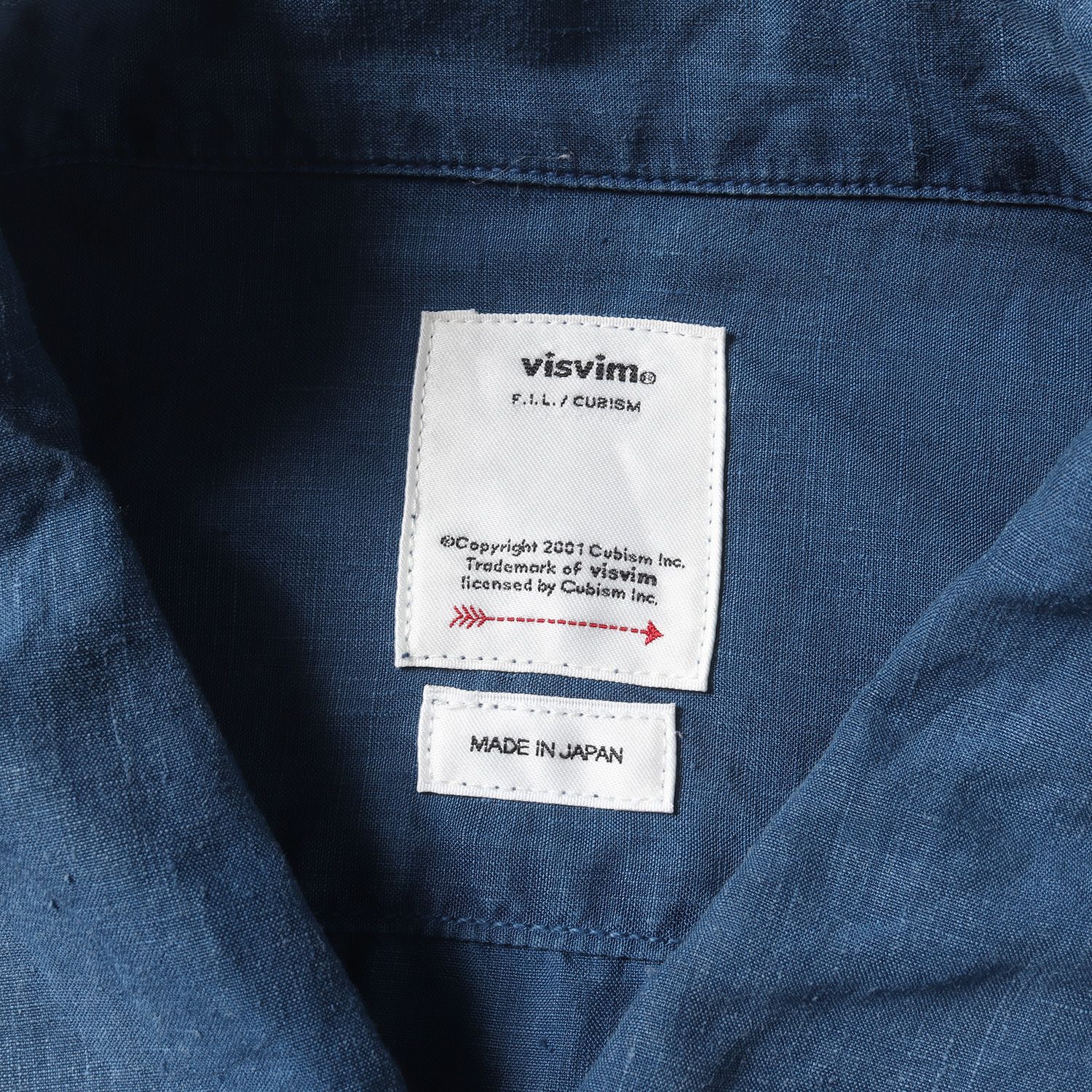 visvim ビズビム シャツ サイズ:1 23SS オーバーサイズ インディゴ