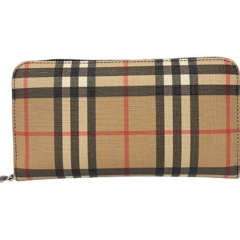 BURBERRY ノバチェック ラウンドファスナー 長財布美品。 長財布