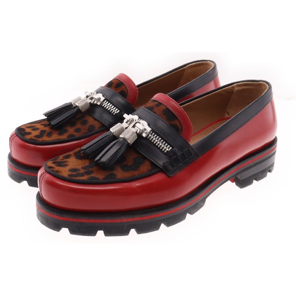 【Christian Louboutin 】ルブタン レオパード【メルカリ便】 クリスチャン ルブタン パンプス レオパード ヒョウ柄 22.5cm