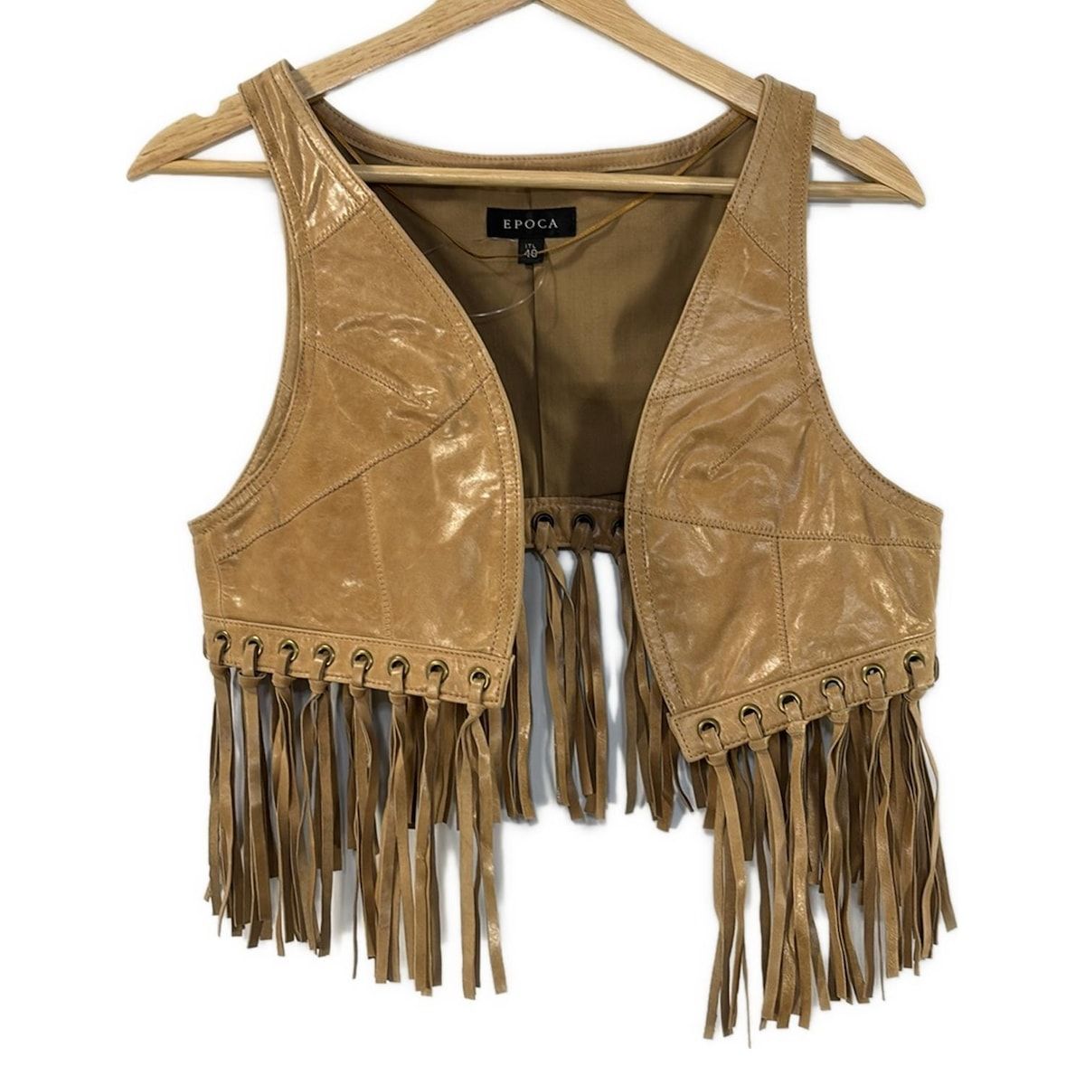 エポカ EPOCA トップス ベスト サイズ40 M 黒×白 レディース EPOCA(エポカ) ノースリーブカットソー サイズ40 M レディース - 黒×白