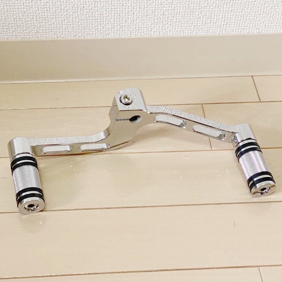 げ ハーレー スポーツスター シーソーペダル シルバー シフトアーム XL883 1200 X48 72 シフトペダル 社外品