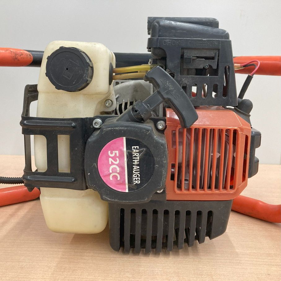 エンジンオーガー エンジン穴掘り機 本体単体 52CC くい打ち