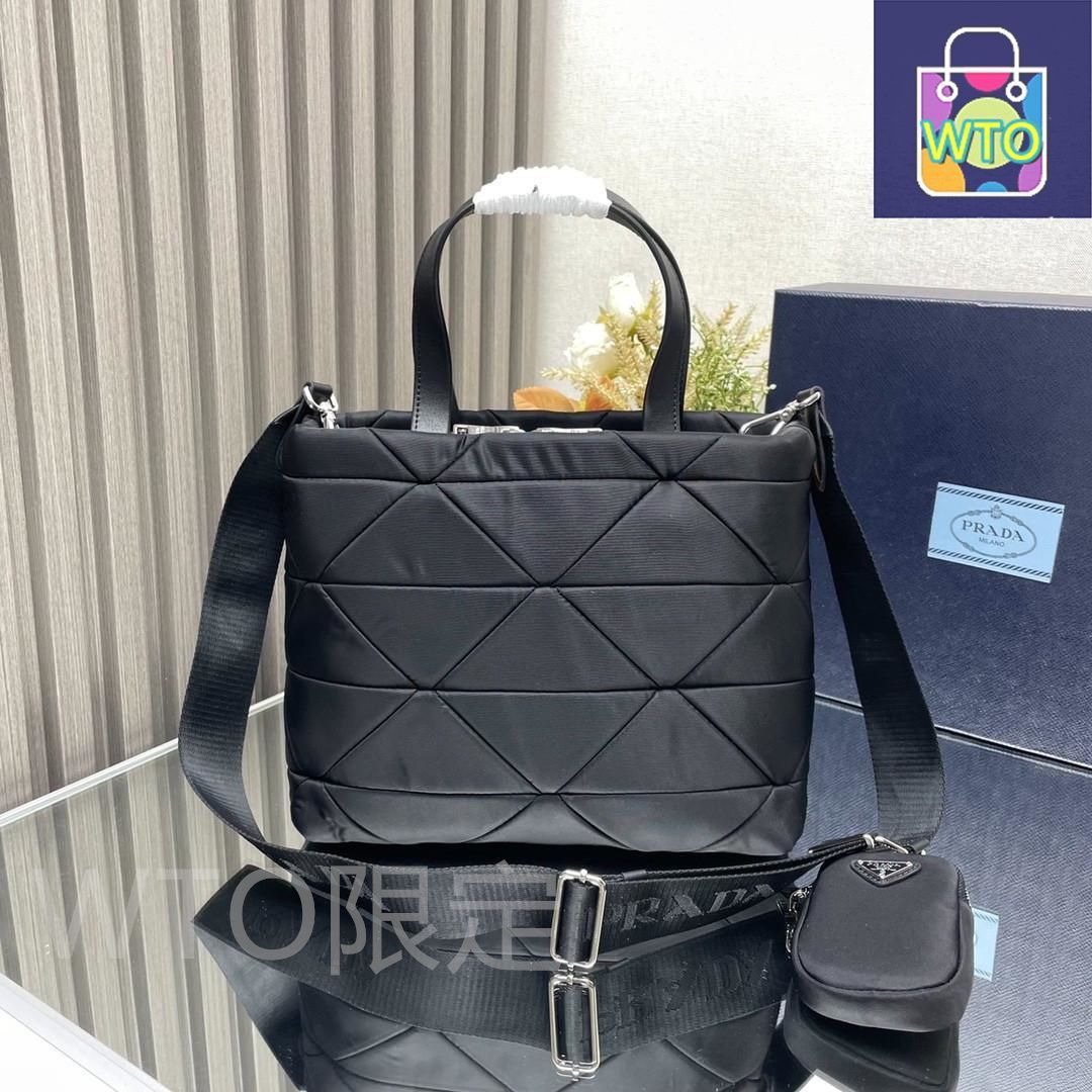 PRADA プラダ パデッド Re-Nylon ショルダーバッグ-WTO輸入1