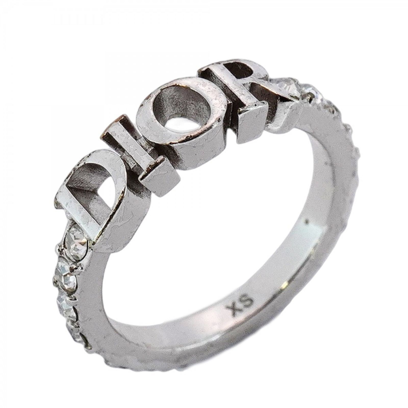 未使用✨Dior クリスチャンディオール　リング　指輪　シルバー　ラインストーン クリスチャン・ディオール(Christian Dior) クリスチャン