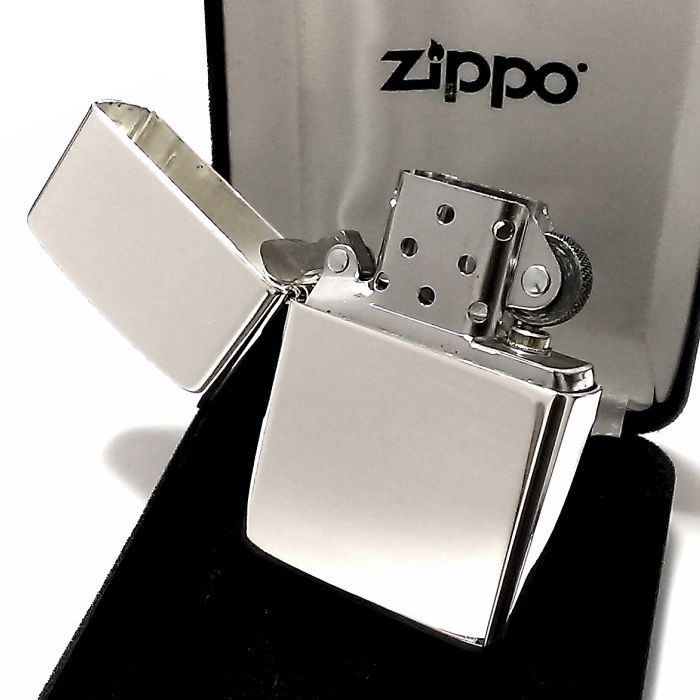 ZIPPO 純銀 スターリングシルバー アーマー ジッポ ライター 重厚モデル ミラー仕上げ かっこいい 鏡面 ポリッシュ メンズ レディース 銀無垢  シンプル おしゃれ ギフト