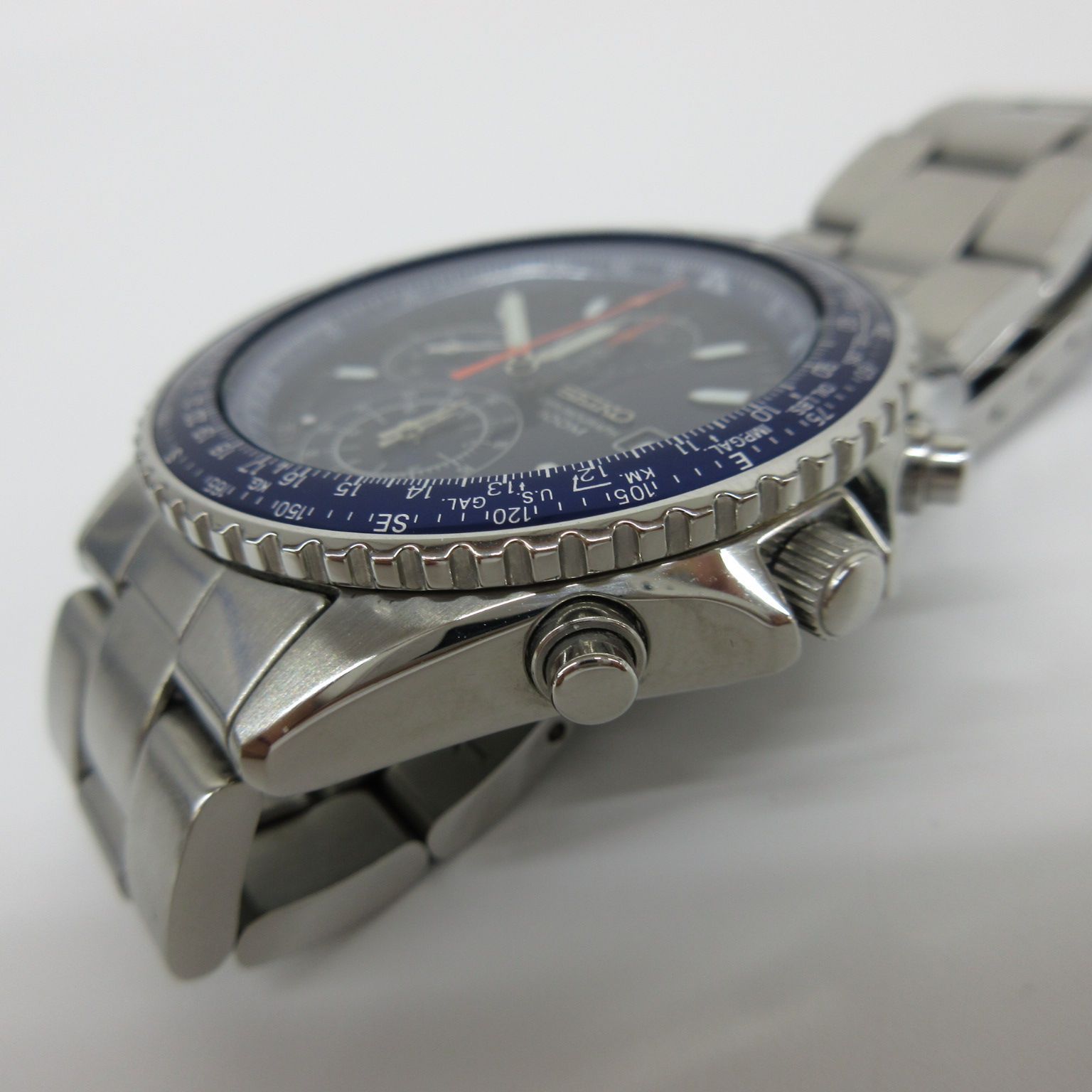 SEIKO セイコー 7T92-0CF0 パイロット クロノグラフ 稼働品 腕時計 