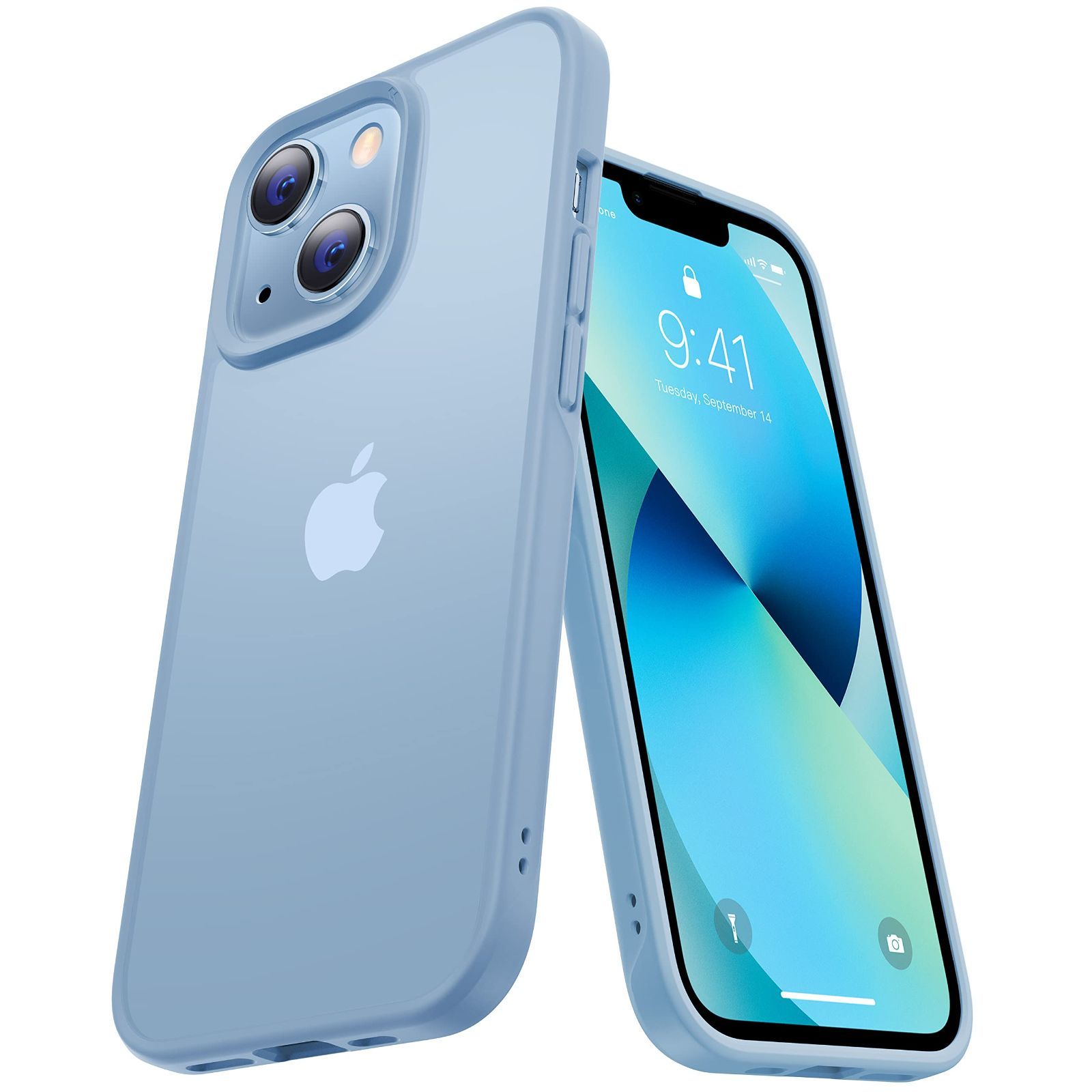 本体の色・5色】CASEKOO iPhone 14 / 13 用 ケース 耐衝撃 滑り止め