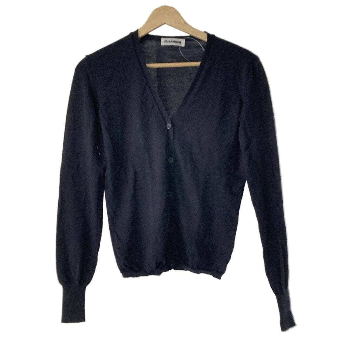 JIL SANDER クルーネックカーディガン 36 JILSANDER(ジルサンダー) カーディガン サイズ36 S レディース