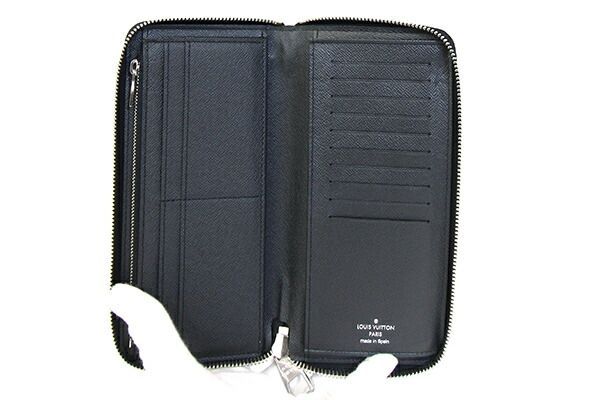 ルイヴィトン タイガ ジッピーウォレット ヴェルティカル 黒 ラウンド