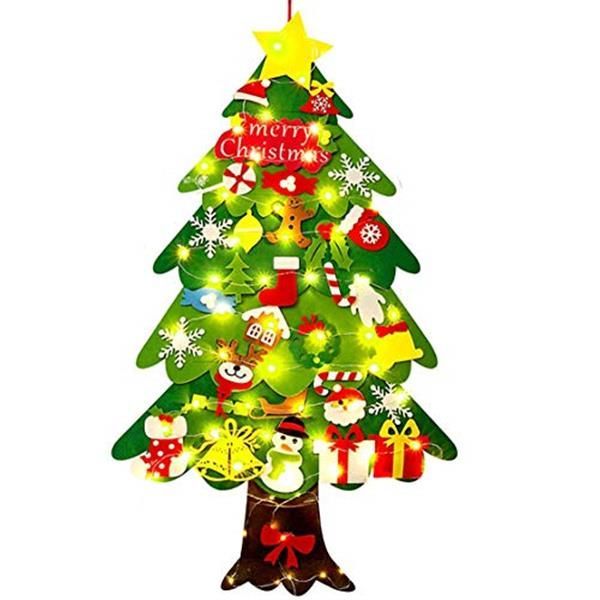 新品未使用】 クリスマスツリー 電飾つき 高級クリスマスツリー 壁掛け ...