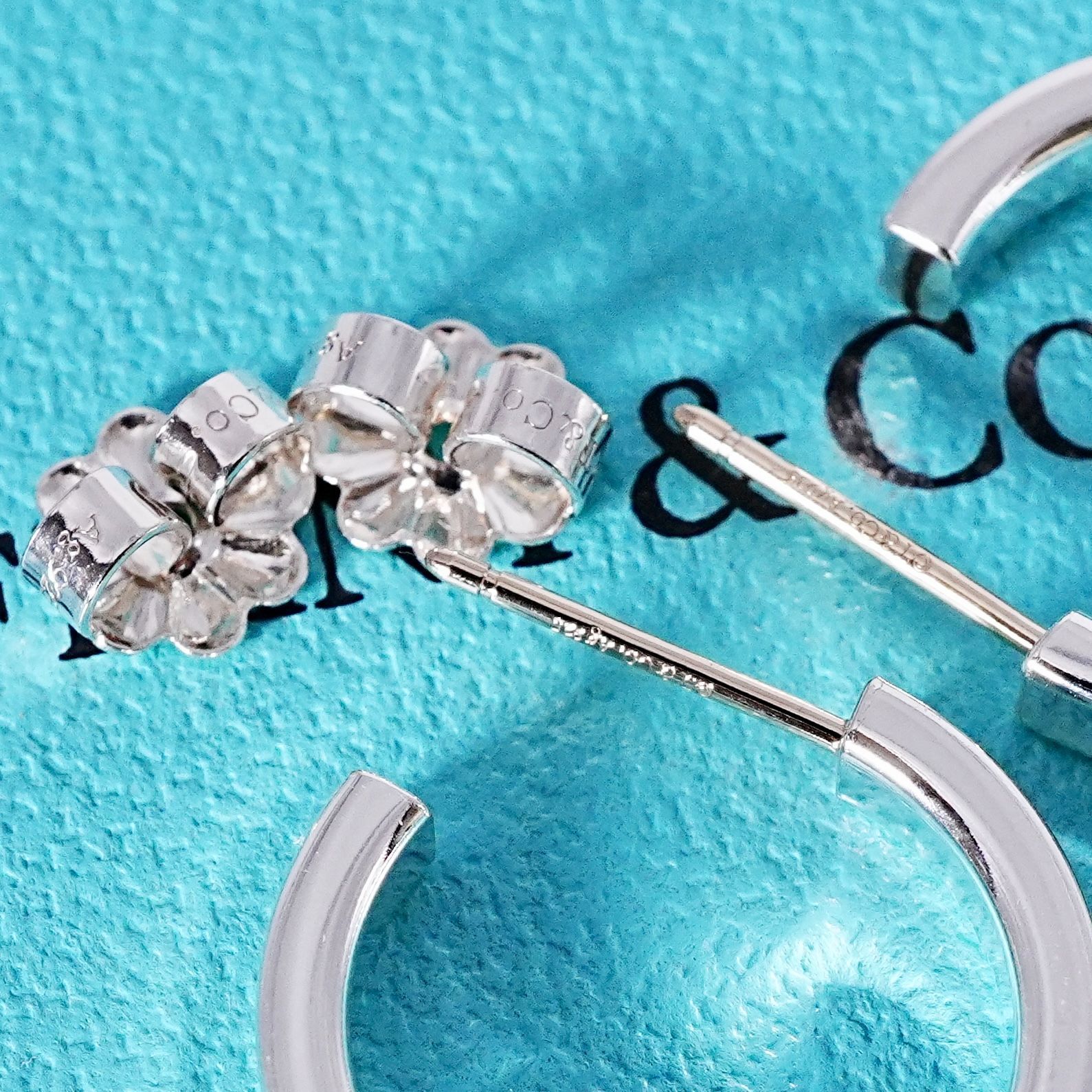 極美品✨ ティファニー ピアス 両耳 1837 フープ AG925 極美品