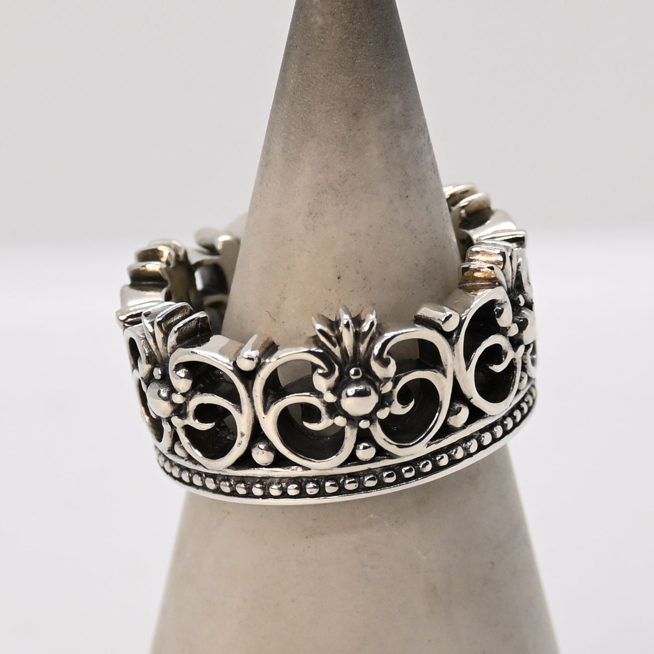 研磨済 JUSTIN DAVIS クラウン リング 14号 ジャスティンデイビス 指輪