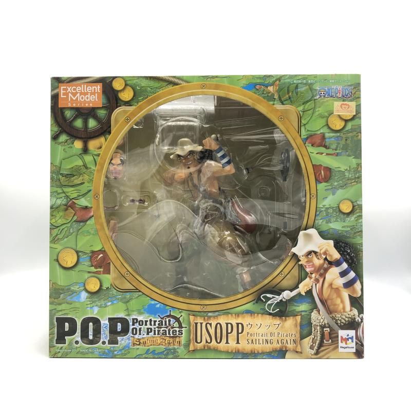MegaHouse - 【中古】メガハウス P.O.P ウソップ Portrait.Of.Pirates ワンピース Sailing Again[10][240010479942] 中古】未開封)ウソップ Portrait.Of.Pirates (P.O.P) Sailing Again[10