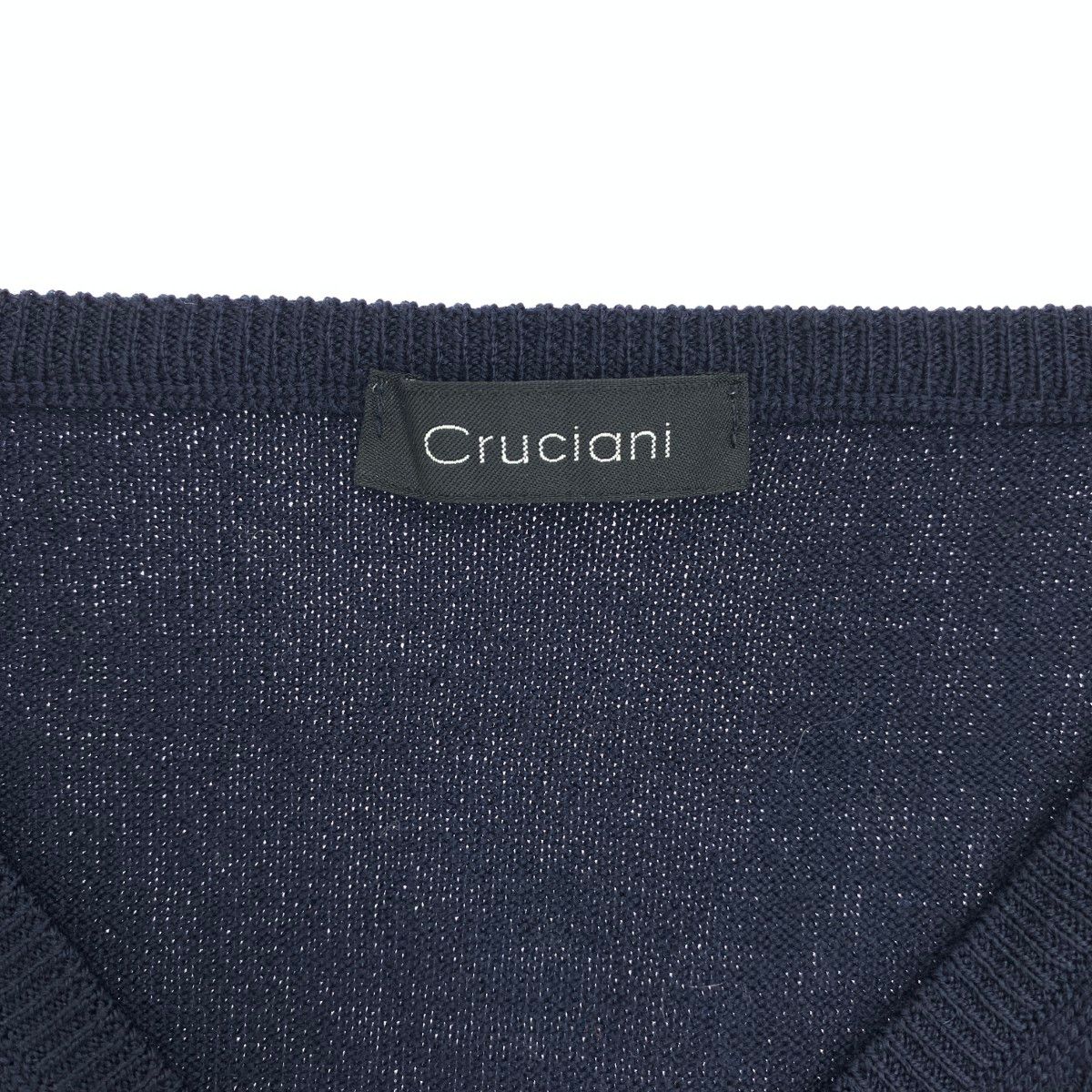 良好 Cruciani クルチアーニ Vネック長袖ニット ニット サイズ:46