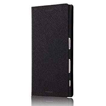 新品　未使用　XPERIA XZ/XZs 用 ケース 本革　ガラスフィルム付き! Xperia XZs ケース 手帳型 本革 マグネット無し スマホケース 耐衝撃