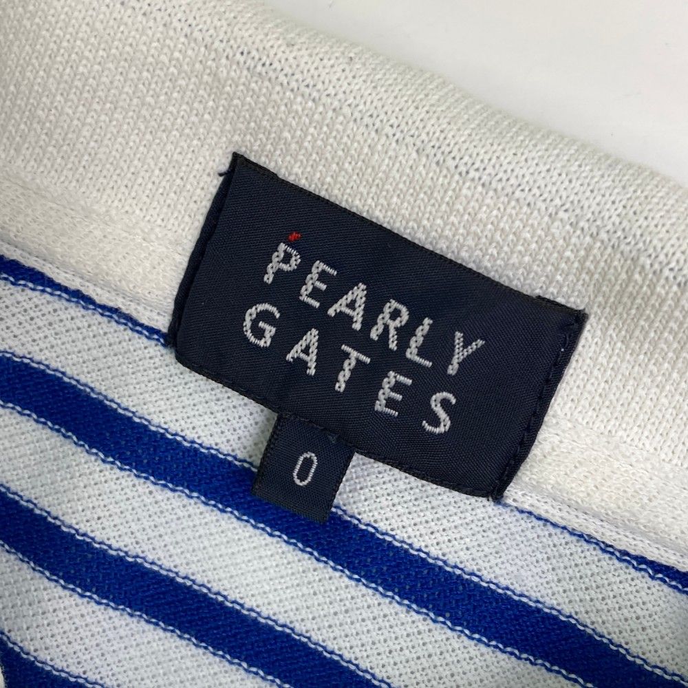 サイズ：0 PEARLY GATES パーリーゲイツ 半袖ポロシャツ